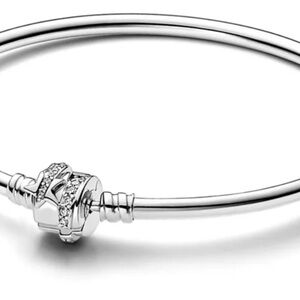 Pandora Silver Bracelet with Sparkling Accents